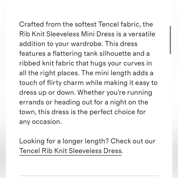 Quince tencel ribbed dress size small - Picture 4 of 5